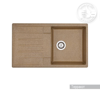 Мойка кухонная Акватон Верона 86 см терракотовый